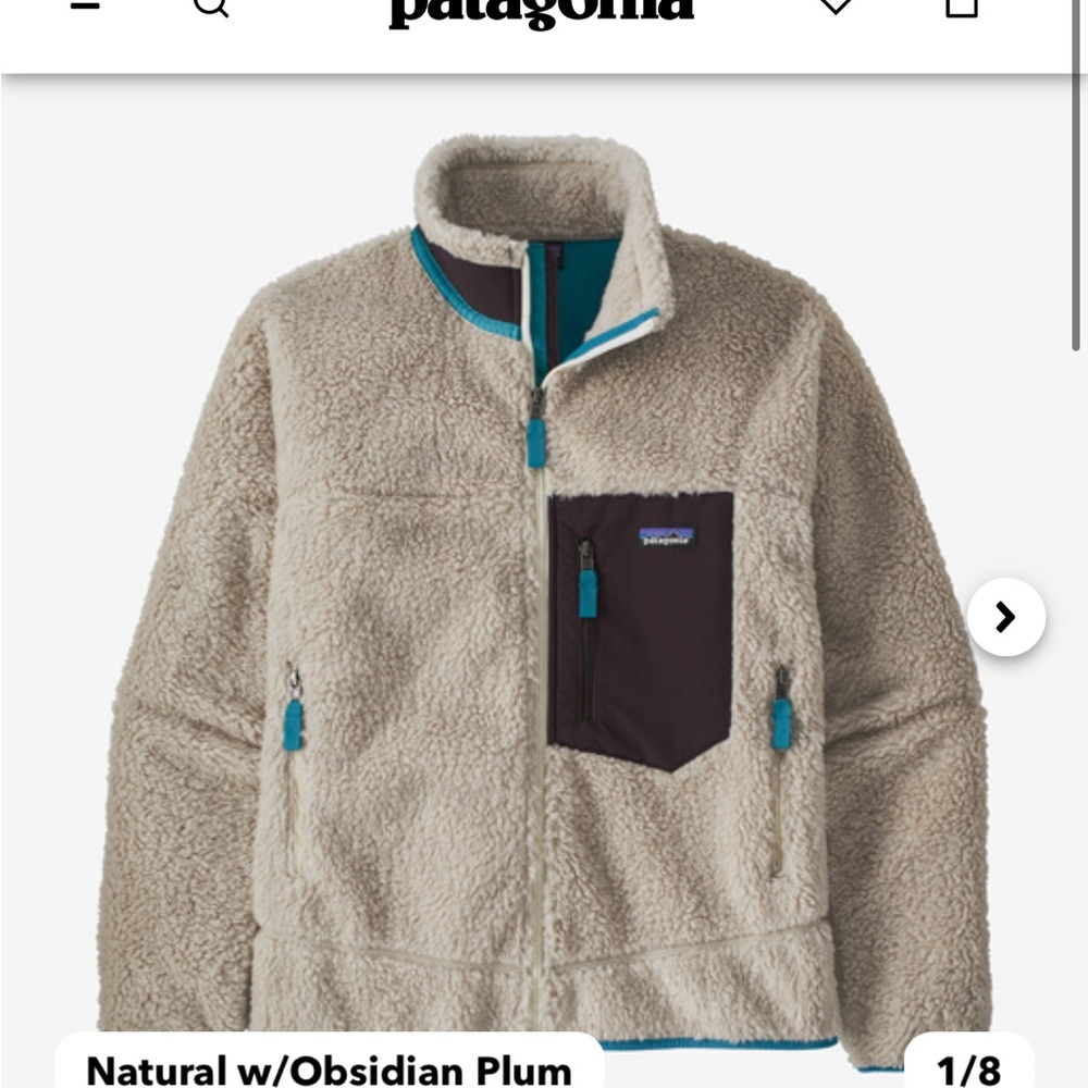 Brand new Patagonia retro-x fleece jacket, xxl